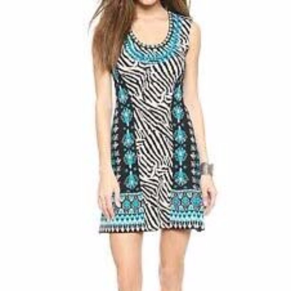 NANETTE LEPORE WOMENS KNIT SLEEVELESS SAFARI DRESS